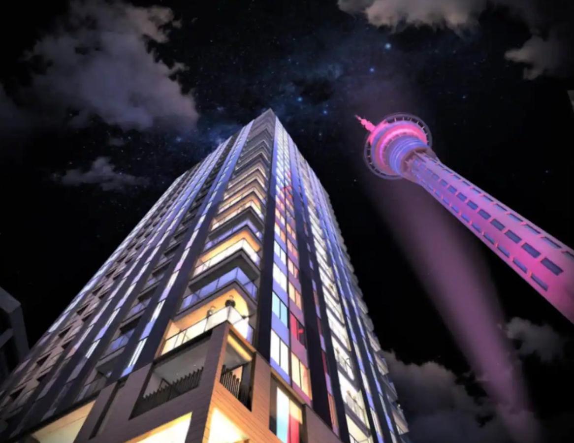 Stunning Skytower And City View 2 Bedroom Apartment Auckland Exterior photo